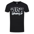 Black - Front - Rush Unisex Adult Logo Cotton T-Shirt