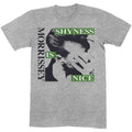 Grey - Front - Morrissey Unisex Adult Shyness Is Nice Cotton T-Shirt