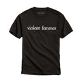 Black-White - Front - Violent Femmes Unisex Adult Vintage Cotton Logo T-Shirt