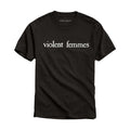 Black-White - Front - Violent Femmes Unisex Adult Vintage Cotton Logo T-Shirt