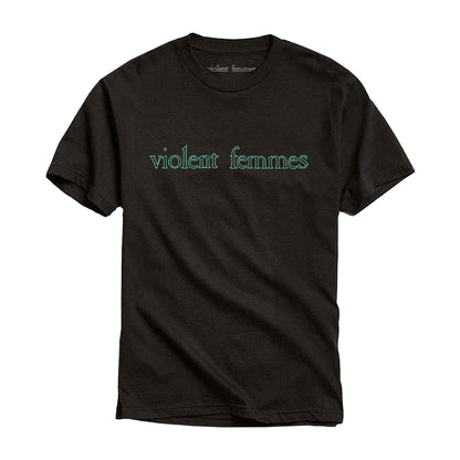 Black-Green - Front - Violent Femmes Unisex Adult Vintage Cotton Logo T-Shirt