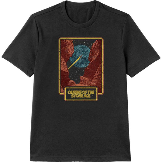 Black - Front - Queens Of The Stone Age Unisex Adult Canyon Cotton T-Shirt