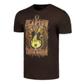 Brown - Front - Eric Clapton Unisex Adult Tour 2008 Cotton T-Shirt