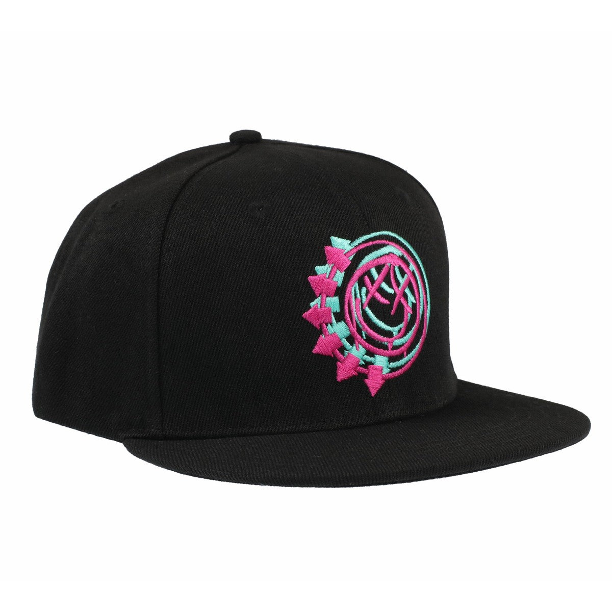 Black - Front - Blink 182 Unisex Adult Double Six Arrows Snapback Cap