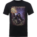 Black - Front - Disturbed Unisex Adult Vortex Colours Cotton T-Shirt