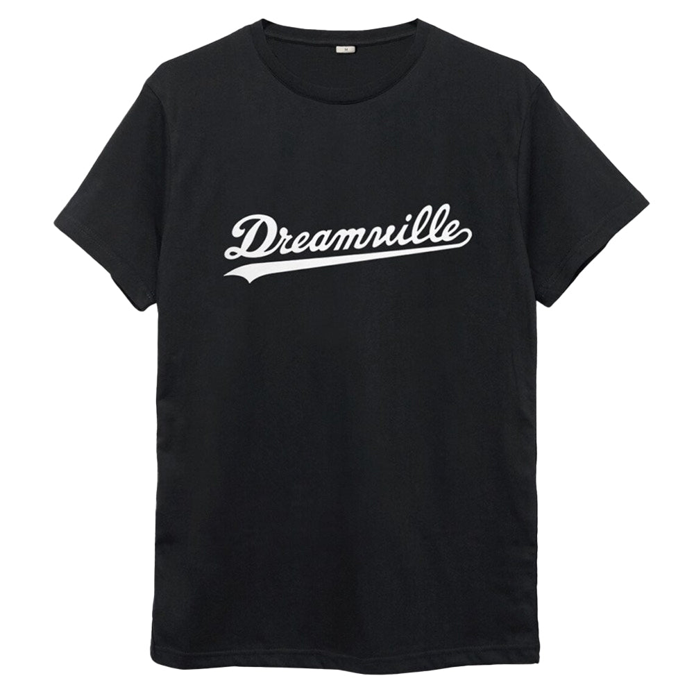 Black - Front - Dreamville Records Unisex Adult Script Cotton T-Shirt
