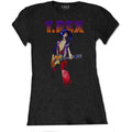 Black - Front - T-Rex Womens-Ladies Rockin´ Cotton T-Shirt
