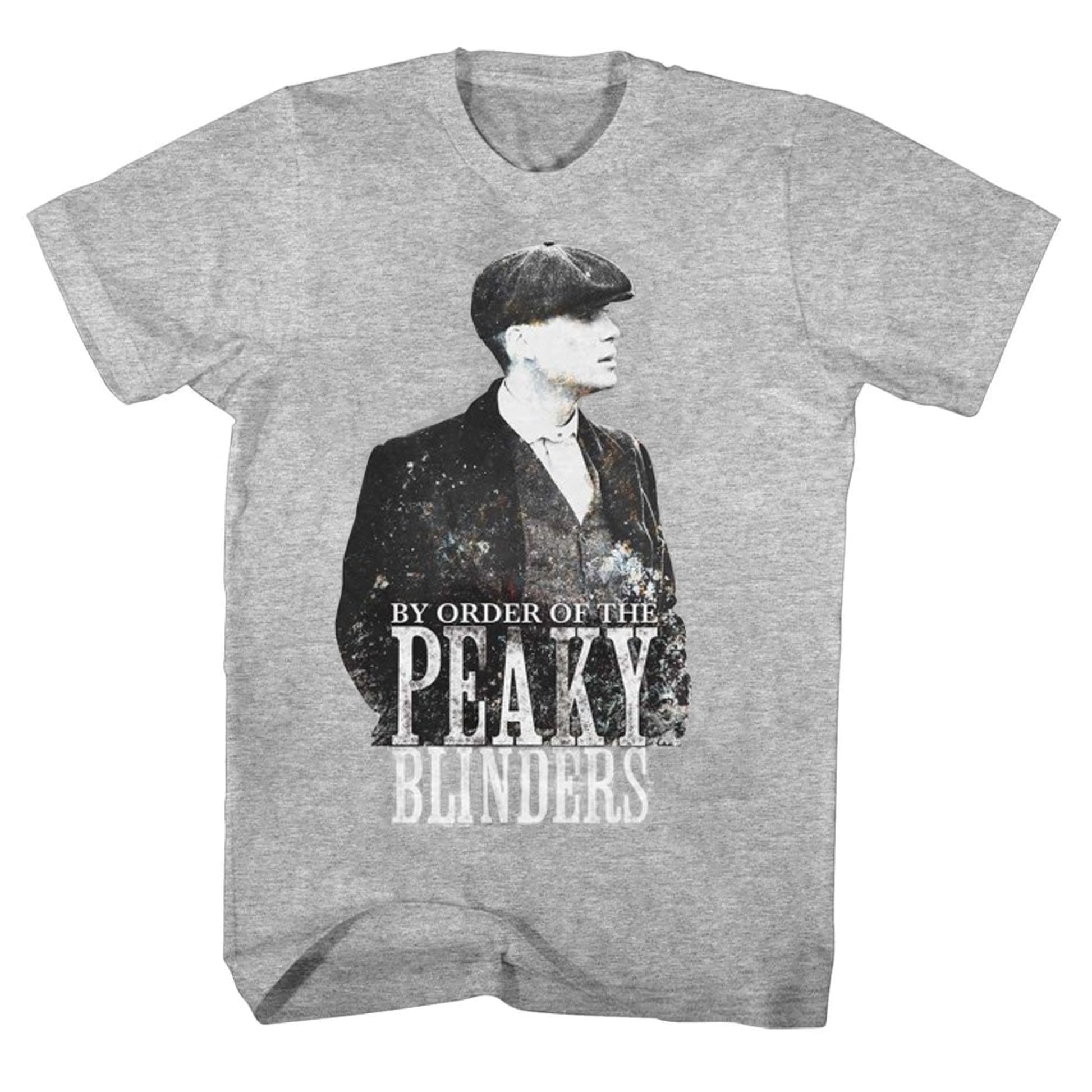 Grey - Front - Peaky Blinders Unisex Adult Tommy Shelby T-Shirt