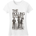 White - Front - The Rolling Stones Womens-Ladies Est. 1962 Group Shot T-Shirt