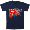 Navy Blue - Front - The Rolling Stones Unisex Adult Lick The Flag T-Shirt