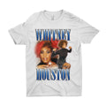 White - Front - Whitney Houston Unisex Adult 90s Homage Cotton T-Shirt