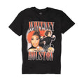 Black - Front - Whitney Houston Unisex Adult 90s Homage Cotton T-Shirt