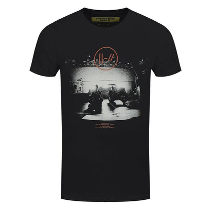 Black - Front - twenty one pilots Unisex Adult Dark Stage Cotton T-Shirt