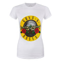 White - Front - Guns N Roses Womens-Ladies Classic Logo T-Shirt