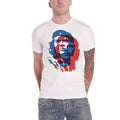 White-Blue-Red - Front - Che Guevara Unisex Adult Cotton T-Shirt