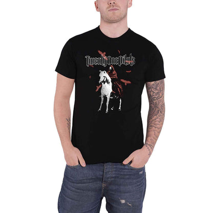 Black - Front - Twenty One Pilots Unisex Adult Bishop Cotton T-Shirt