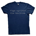 Navy Blue - Front - Rage Against the Machine Unisex Adult Logo Cotton T-Shirt