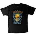 Black - Front - Five Finger Death Punch Childrens-Kids Trouble Cotton T-Shirt