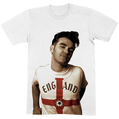 White - Front - Morrissey Unisex Adult Glamorous Glue Cotton T-Shirt