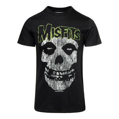 Black - Front - Misfits Unisex Adult Vintage Cotton Classic T-Shirt