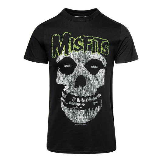 Black - Front - Misfits Unisex Adult Vintage Cotton Classic T-Shirt