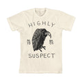 Natural - Front - Highly Suspect Unisex Adult Vulture Cotton T-Shirt