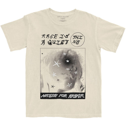 Natural - Front - Hayley Williams Unisex Adult Rage Is A Quiet Thing Cotton T-Shirt