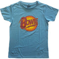 Blue - Front - David Bowie Unisex Adult Diamond Dogs Vintage Logo T-Shirt