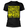 Black - Front - 7 Seconds Unisex Adult WTRT Back Print Cotton T-Shirt