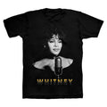 Black - Front - Whitney Houston Unisex Adult Photograph Cotton T-Shirt