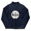 Denim Blue - Back - The Beatles Unisex Adult Logo Denim Jacket