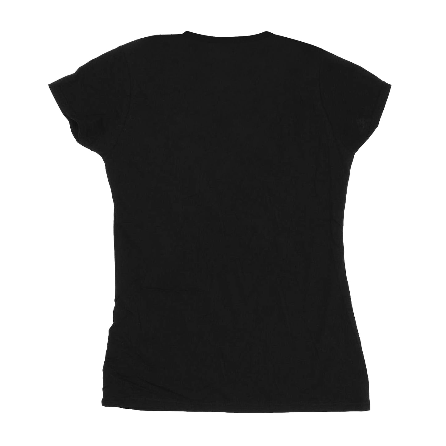 Black - Back - The Rolling Stones Womens-Ladies Classic Tongue Diamante T-Shirt