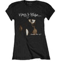 Black - Front - Mary J Blige Womens-Ladies Album Cotton T-Shirt