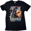 Black - Front - Tupac Shakur Unisex Adult All Eyez Homage Cotton T-Shirt