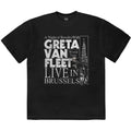 Black - Front - Greta Van Fleet Unisex Adult Night Of Revelry Cotton T-Shirt