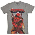 Grey - Front - Deadpool Unisex Adult Printed Cotton T-Shirt