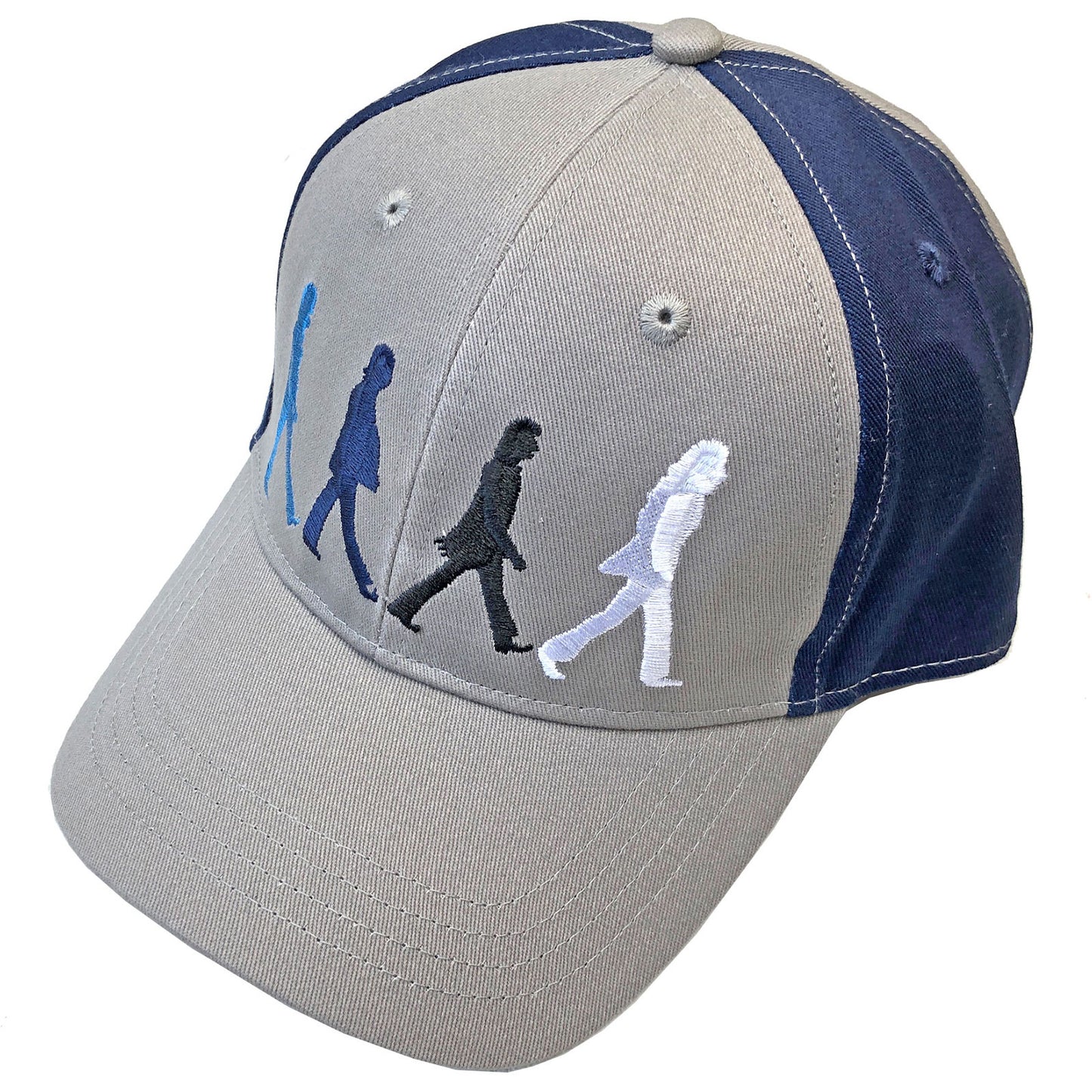 Grey-Navy Blue - Front - The Beatles Unisex Adult Abbey Road Baseball Cap