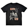 Black - Front - Motley Crue Unisex Adult Vintage Punk Collage Cotton T-Shirt