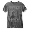 Charcoal Grey - Front - Bob Dylan Unisex Adult Curry Hicks Cage Burnout Cotton T-Shirt