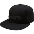 Black - Front - The Doors Unisex Adult Logo Snapback Cap