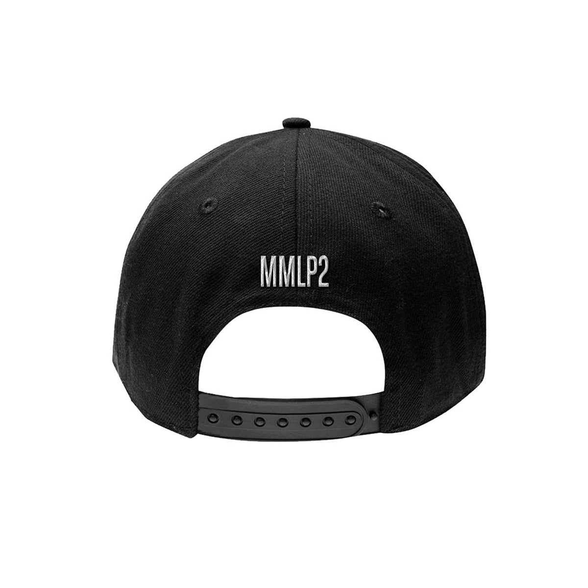 Black-Red - Back - Eminem Unisex Adult MMLP2 Snapback Cap