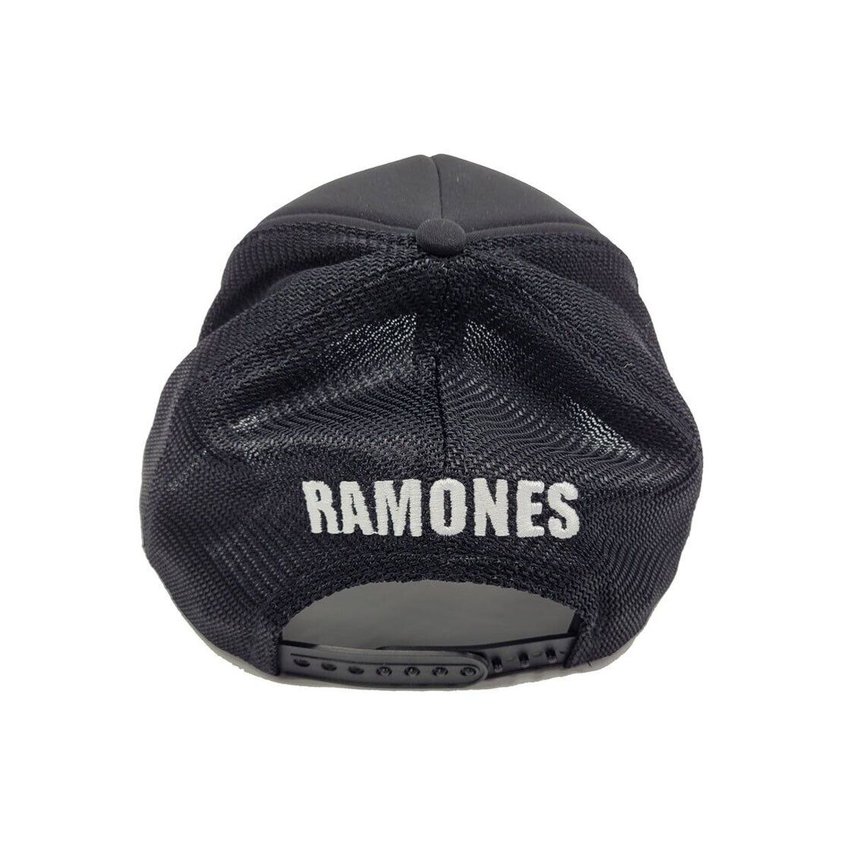 Black - Back - Ramones Unisex Adult Presidential Seal Mesh Back Baseball Cap