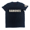 Navy Blue - Front - Ramones Unisex Adult Presidential Seal T-Shirt
