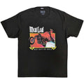Charcoal Grey - Front - Meat Loaf Unisex Adult Bat Out Of Hell Rectangle Cotton T-Shirt
