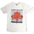 White - Front - Paramore Unisex Adult Running Out Of Time Cotton T-Shirt