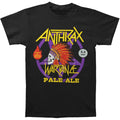 Black - Front - Anthrax Unisex Adult War Dance Paul Ale World Tour 2018 Back Print Cotton T-Shirt