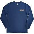 Denim Blue - Front - The Beatles Unisex Adult Abbey Road Cotton Long-Sleeved T-Shirt