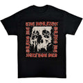 Black - Front - Bring Me The Horizon Unisex Adult Metal Logo Cotton T-Shirt