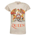 Sand - Front - Queen Womens-Ladies Classic Crest T-Shirt