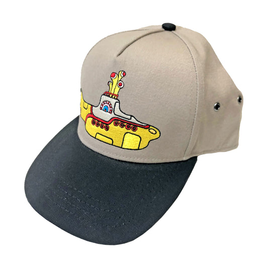 Black-Sand - Front - The Beatles Unisex Adult Yellow Submarine Snapback Cap